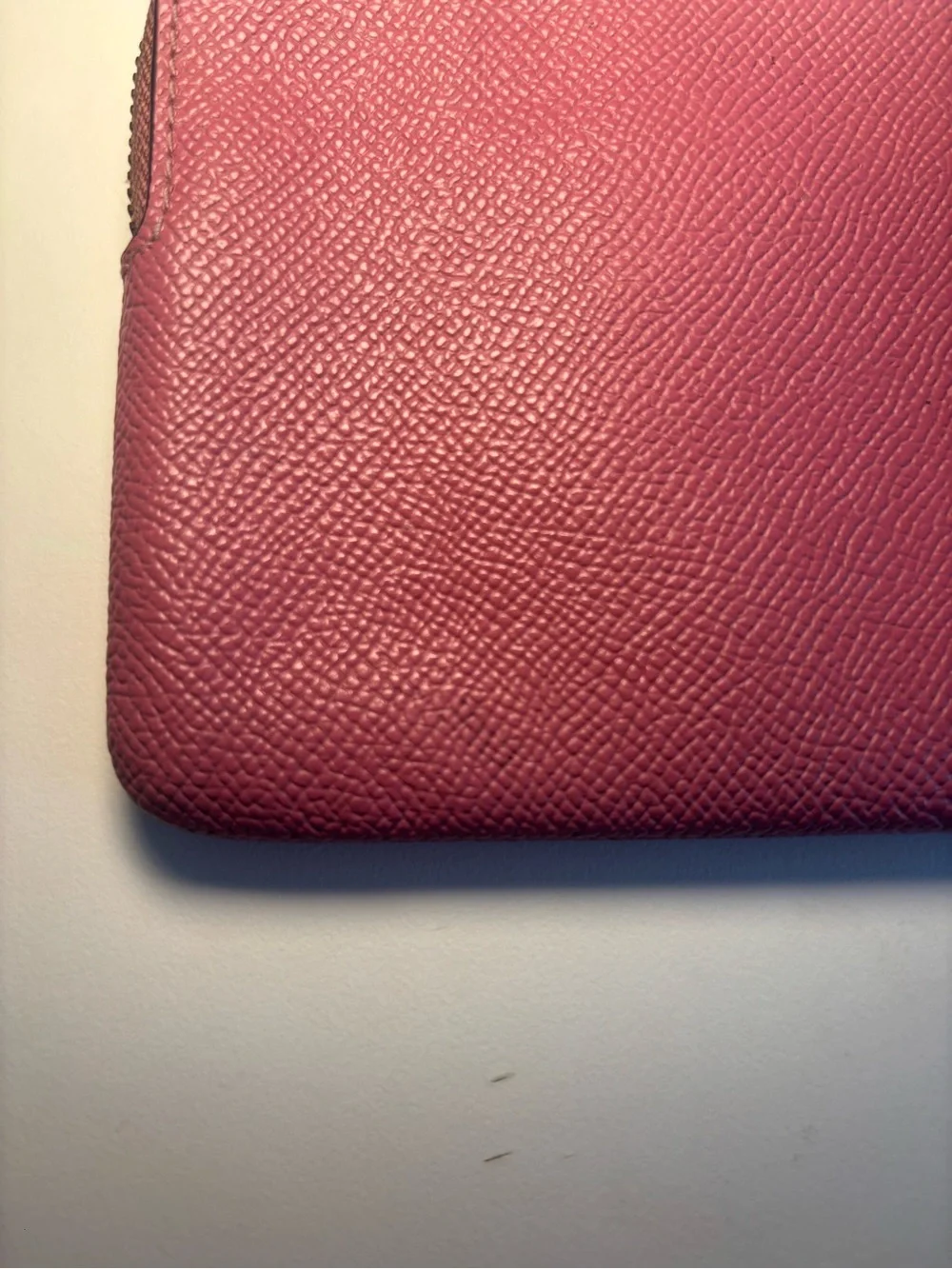 Coach Pink Pearl-Handle Zip Wristlet